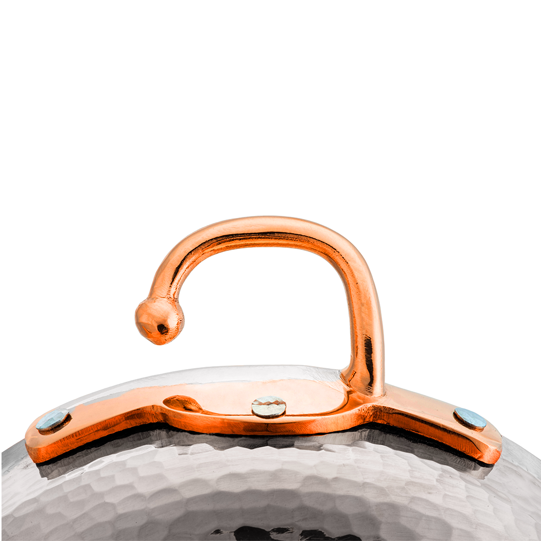 GAST Serisi Saf Katı Gümüş Sote Tavası