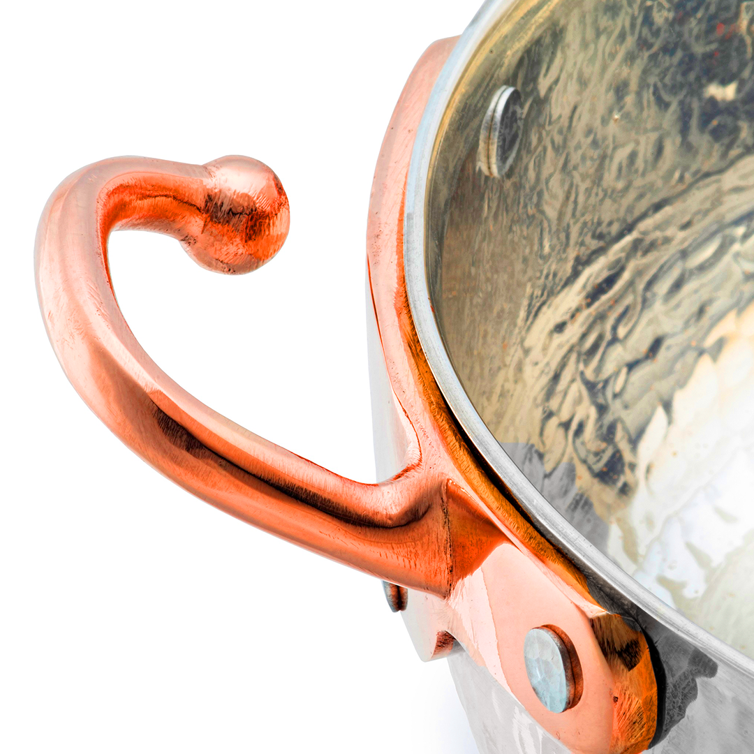 GAST Serisi Saf Katı Gümüş Sote Tavası