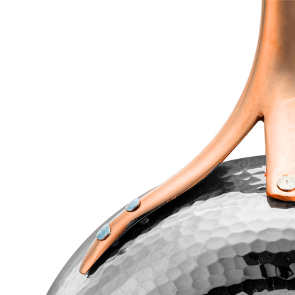 GAST Serisi Saf Katı Gümüş Sote Tavası