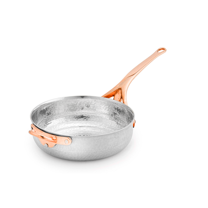 GAST Serisi Saf Katı Gümüş Sote Tavası