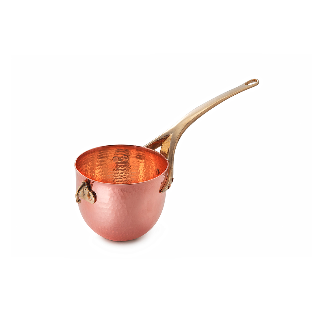 PST Series Unlined Copper Round-Bottomed Pan