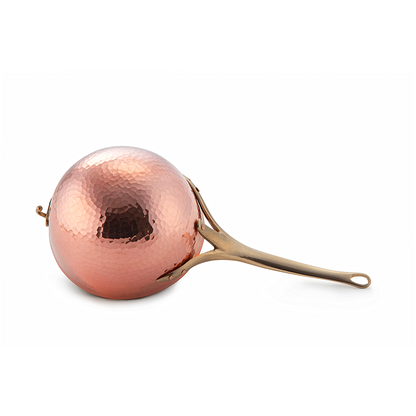 PST Series Unlined Copper Round-Bottomed Pan