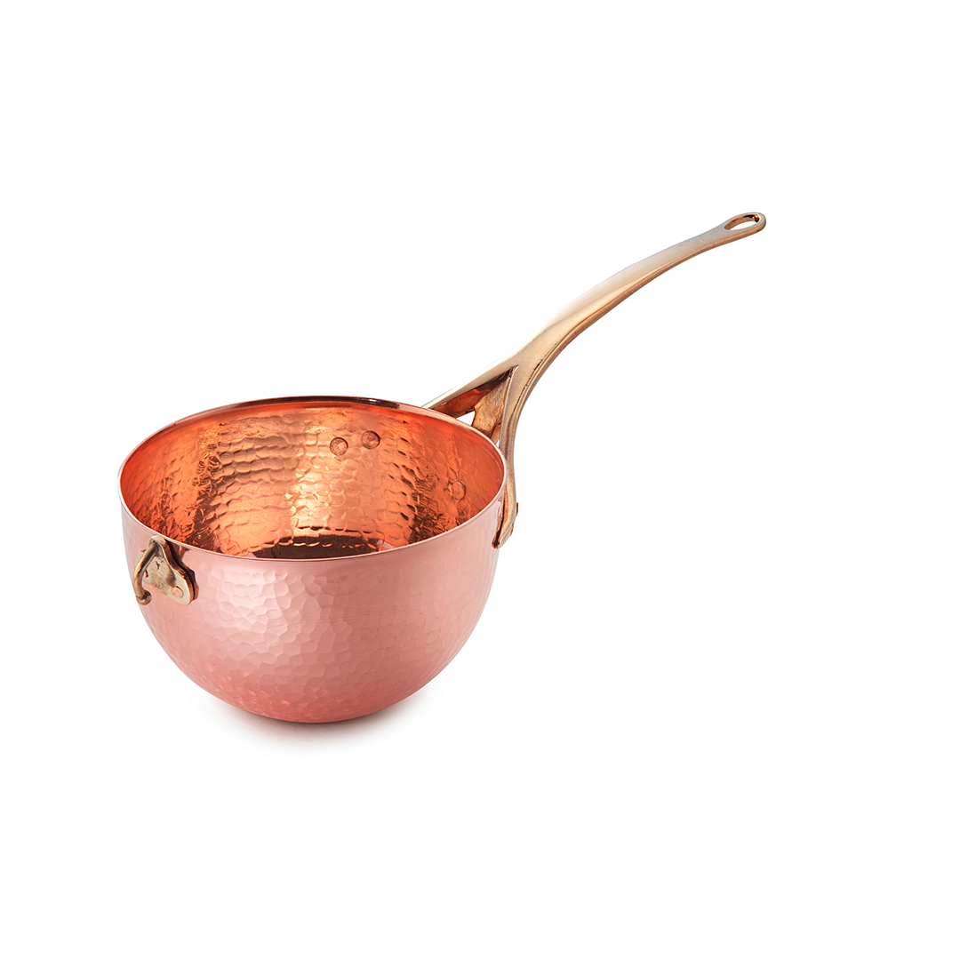 PST Series Unlined Copper Round-Bottomed Pan