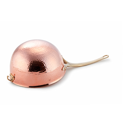PST Series Unlined Copper Round-Bottomed Pan