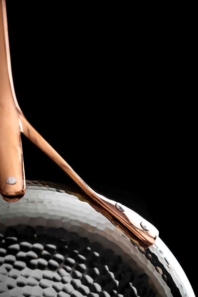 GNT Series  Pure Solid Silver Frying Pan